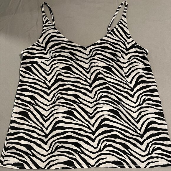 Banana Republic Zebra Print Tank Size S - Picture 1 of 3